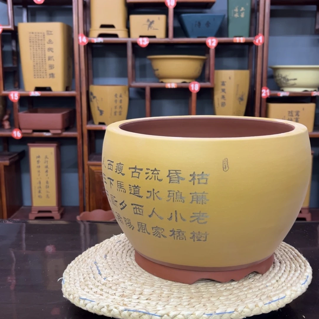 紫砂花盆紫砂花盆