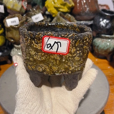 粗陶花盆手工花盆制作就这样