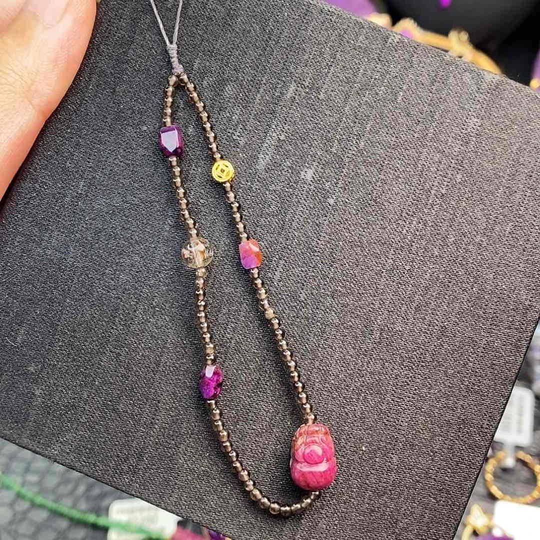 18K金镶嵌苏纪石（舒俱来）挂饰