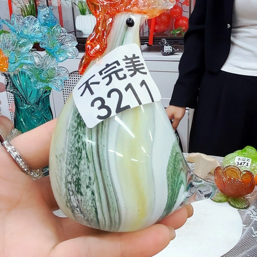 琉璃花瓶花器艺术摆件