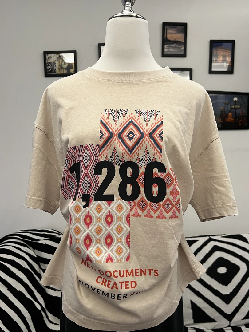 (已登记版权禁止搬运）1286艾特莱斯民族风渐变做旧夏季短袖t恤夏