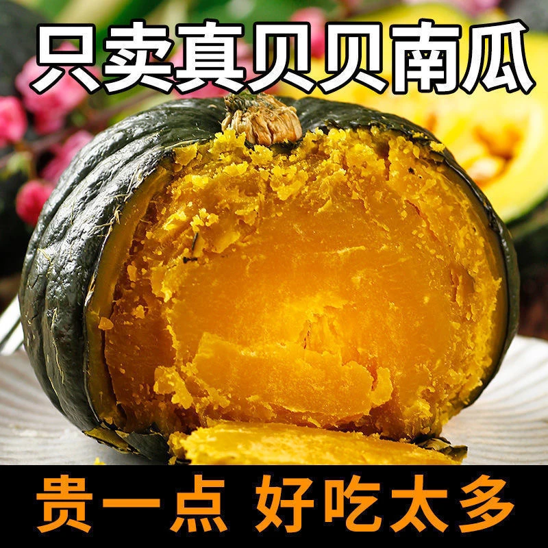 正宗贝贝南瓜包粉净重五斤装