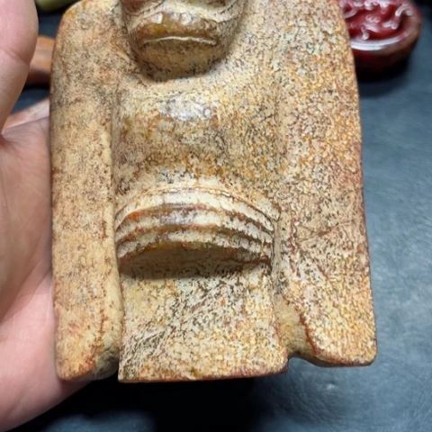 吊坠白玉菩提把件