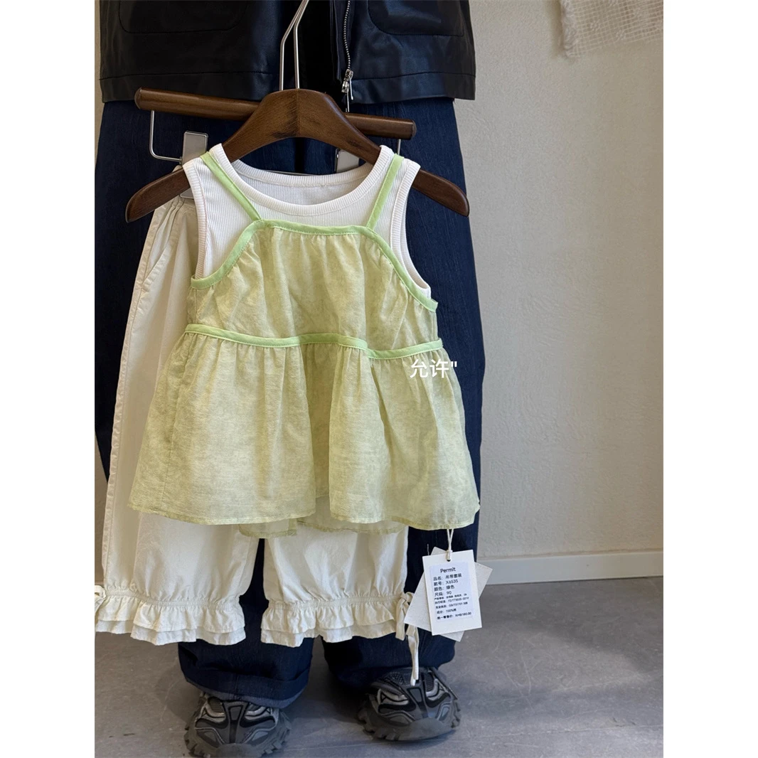 YX·25夏~背心两件套X6535