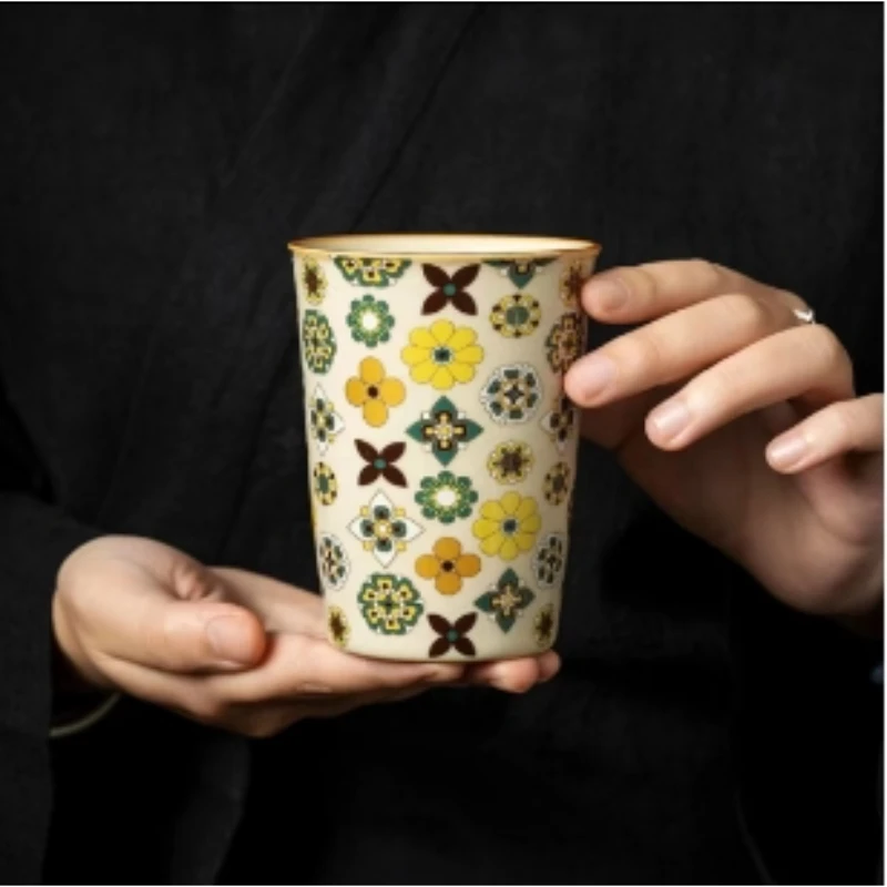 DD-E053-汝窑贴花可乐杯HSF2