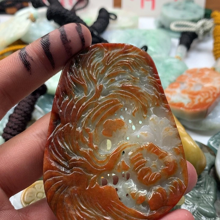 颈饰未镶嵌翡翠保真天然a货翡翠