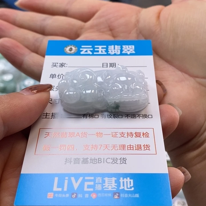 颈饰未镶嵌翡翠多人貔貅