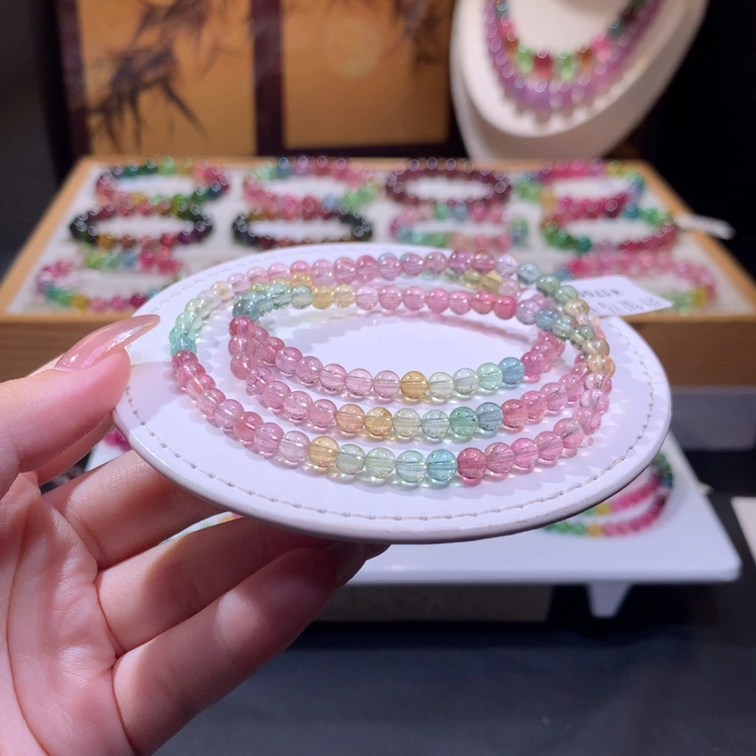 未镶嵌手链碧玺碧玺