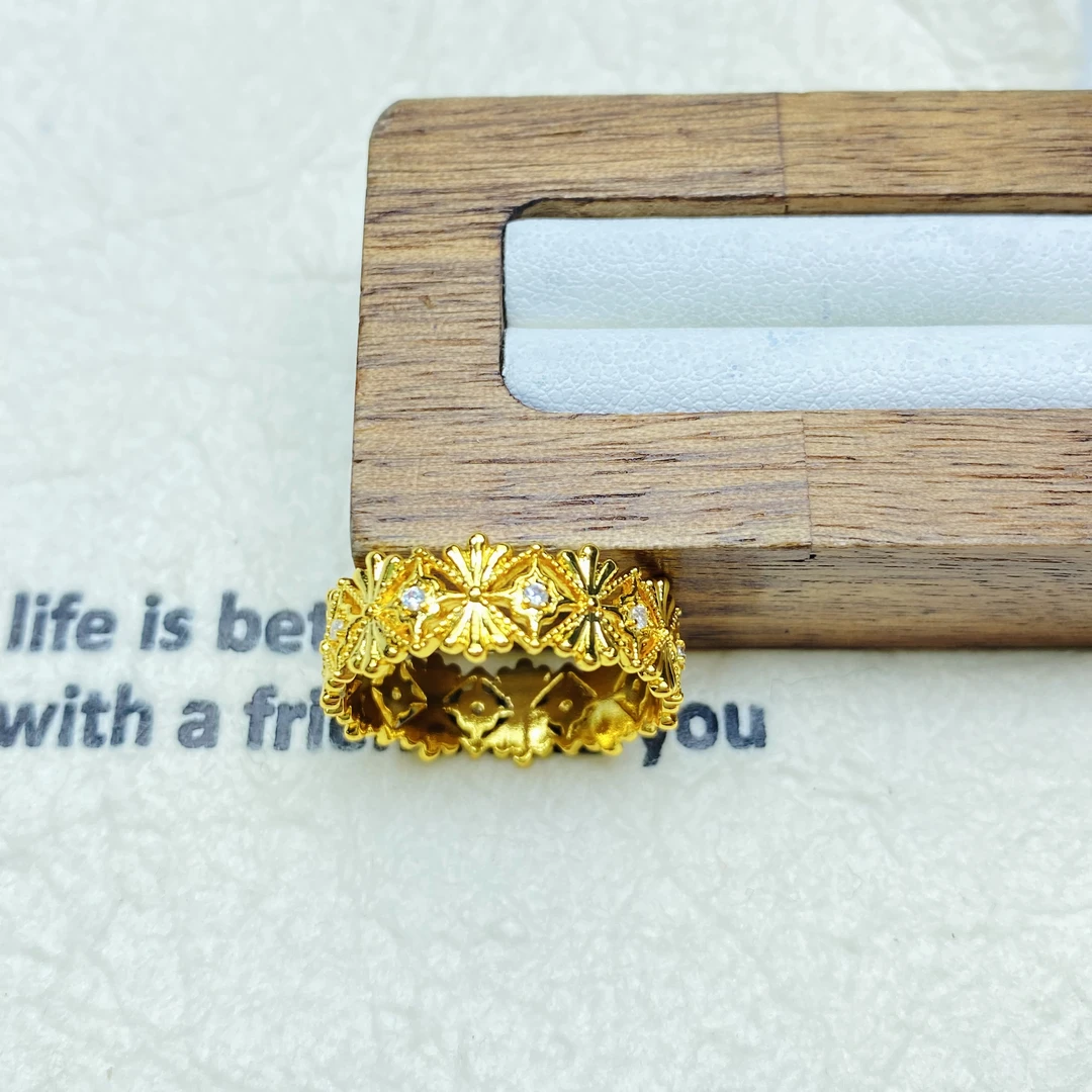 戒指 戒指 K0272黄色米闭口戒指多样性发货44865