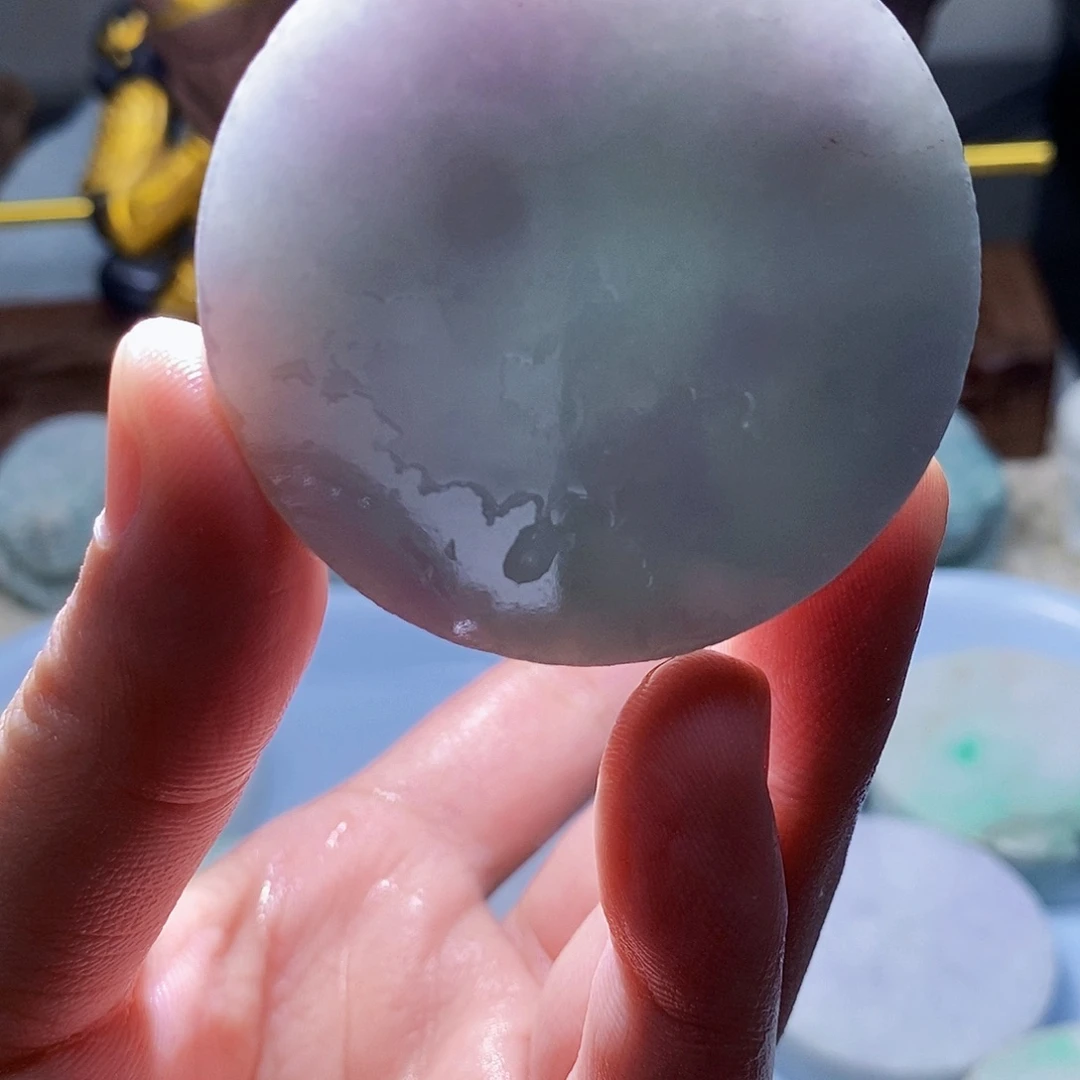 翡翠未镶嵌颈饰58896