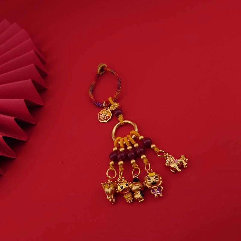 钥匙扣挂件国风设计