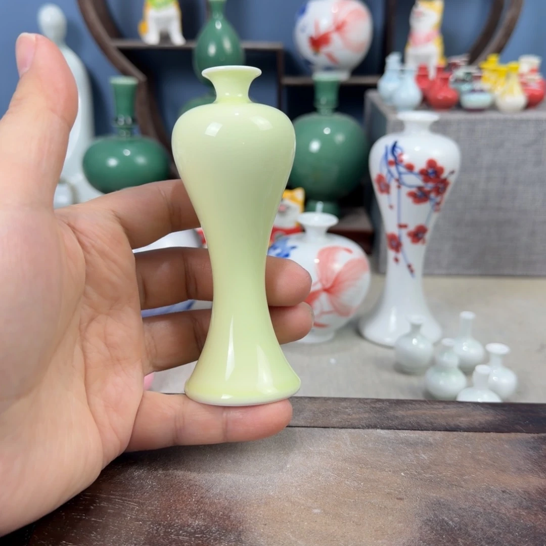 陶瓷手工小花器摆件