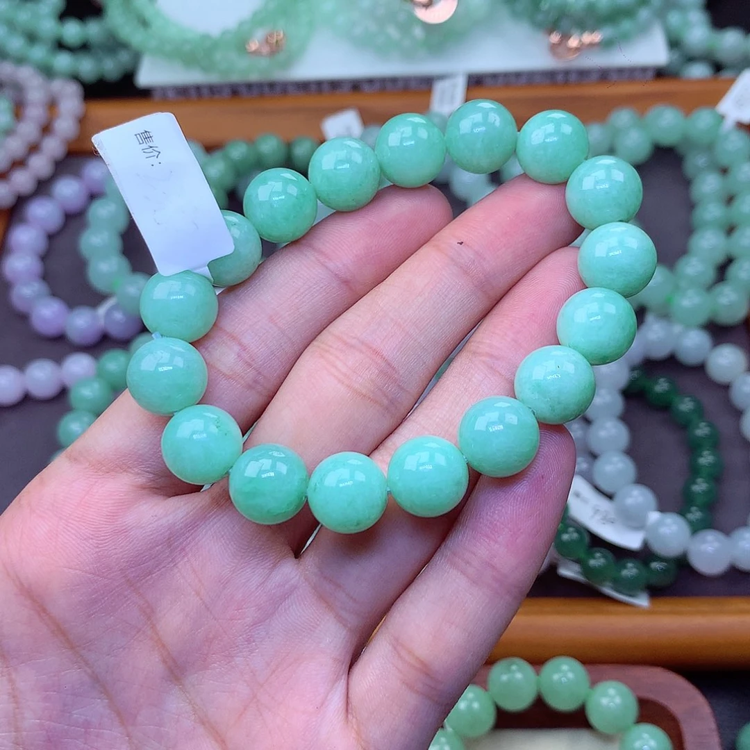 翡翠未镶嵌毛衣链