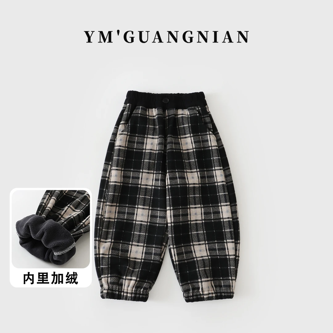 【幼棉光年】冬款男童韩版宽松休闲裤6222365