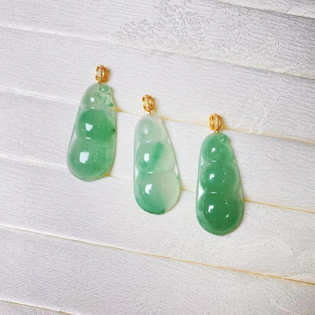 【逍遥】非洲翠福豆吊坠*333/0101/多样性发/1件