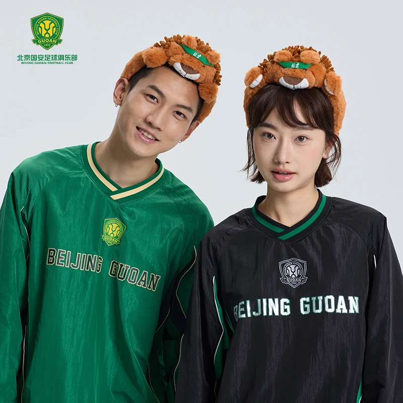 北京国安京狮款毛绒发箍球迷用品周边纪念品国安京狮发箍束发箍