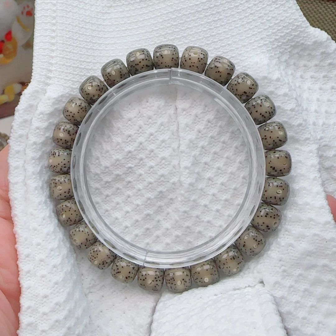 星月菩提手串胶透果冻针尖星9*8