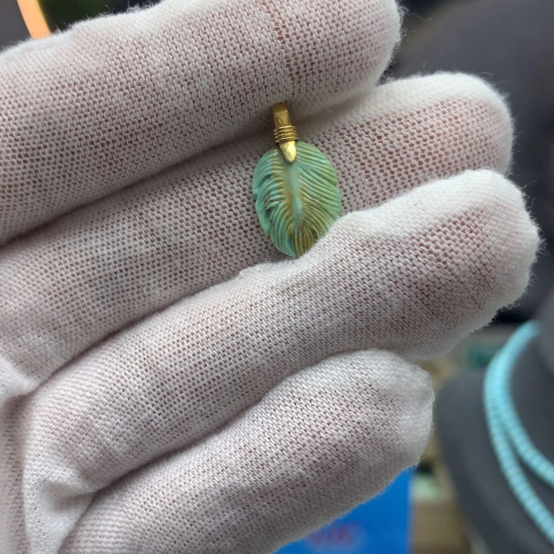 绿松石挂件未镶嵌