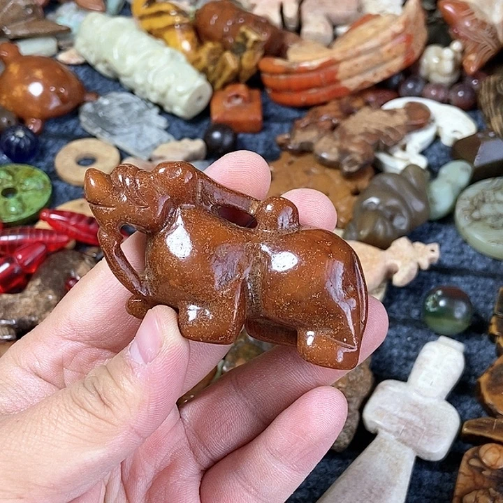 和田玉未镶嵌颈饰166