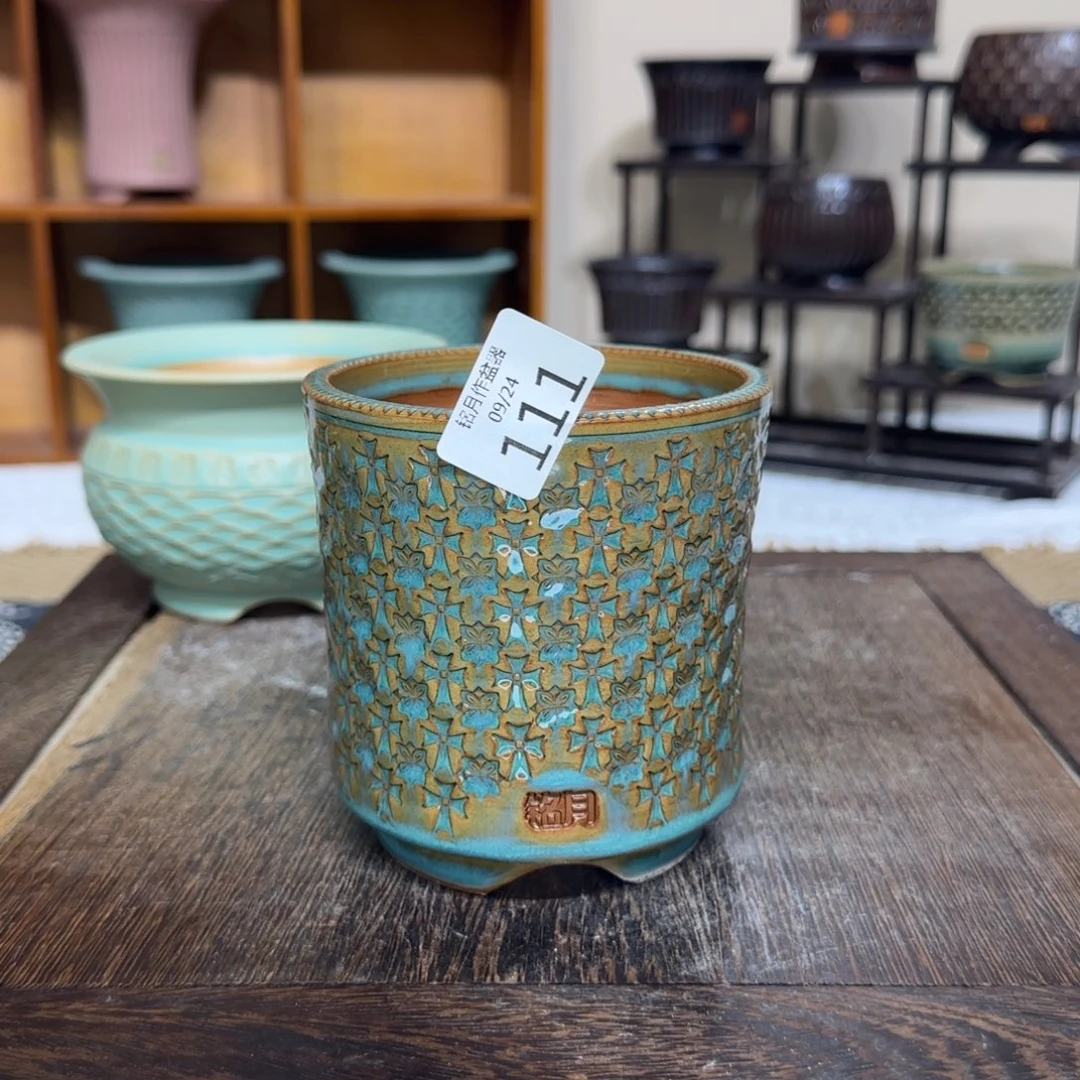手工花盆 111 内口口径 8cm
