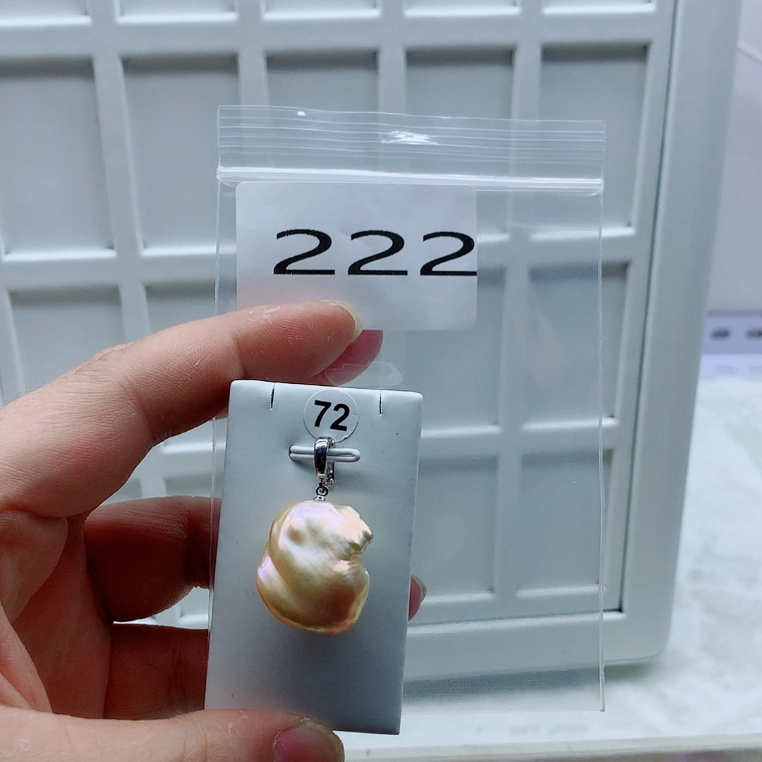 吊坠(不含链)合金淡水珍珠