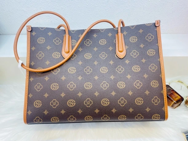 简约风印花托特包单根耐脏单肩包大包包百搭通勤欧美6103时尚流行