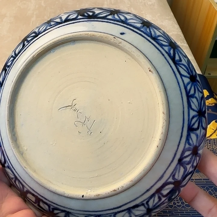 瓷8805老青花盘啦啦啦啦啦啦啦啦