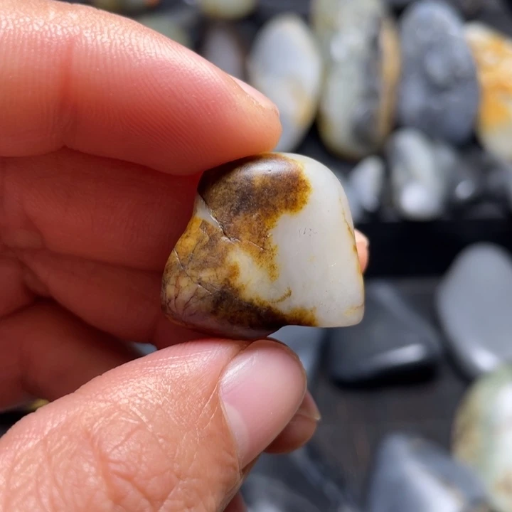 和田玉未镶嵌挂件78