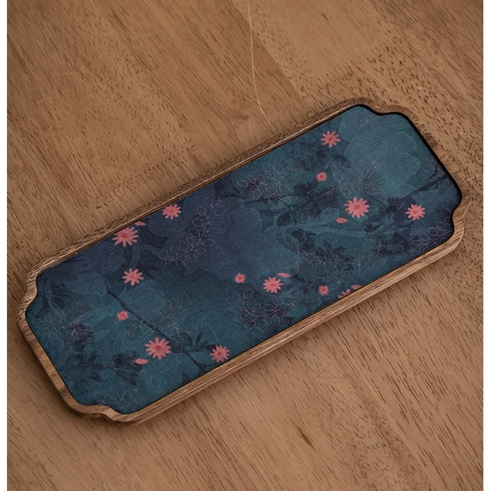 茶小洋-长花边茶盘 （29.7cm*12.8cm）