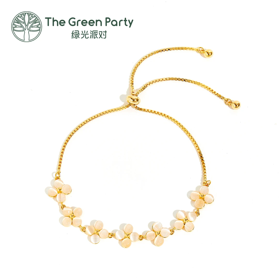 TheGreenParty时尚饰品花瓣系列手链