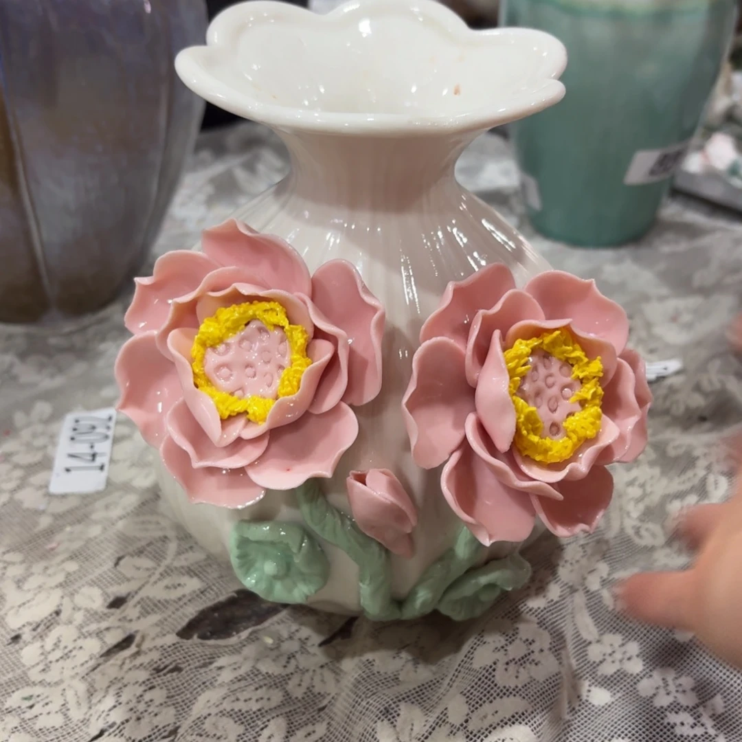 陶瓷花拍满20元发货，退款的拉黑