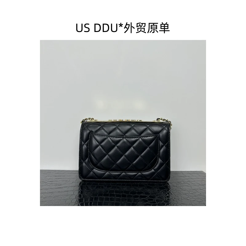 X 黑色满钻小金条沃克单肩斜挎女包8008/H001