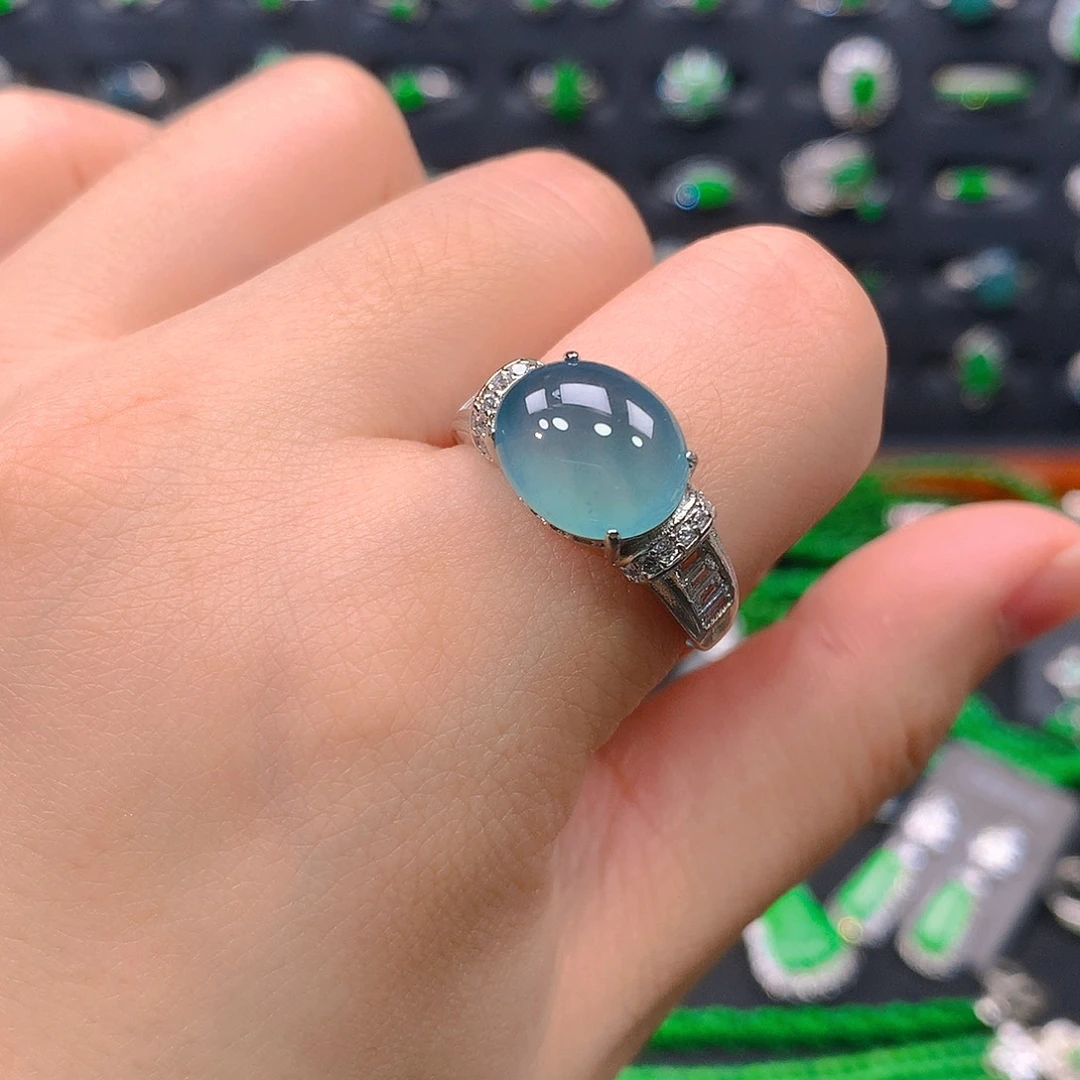 翡翠未镶嵌吊坠(不含链)戒指