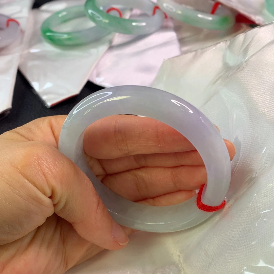 翡翠未镶嵌手镯翡翠手镯57.7