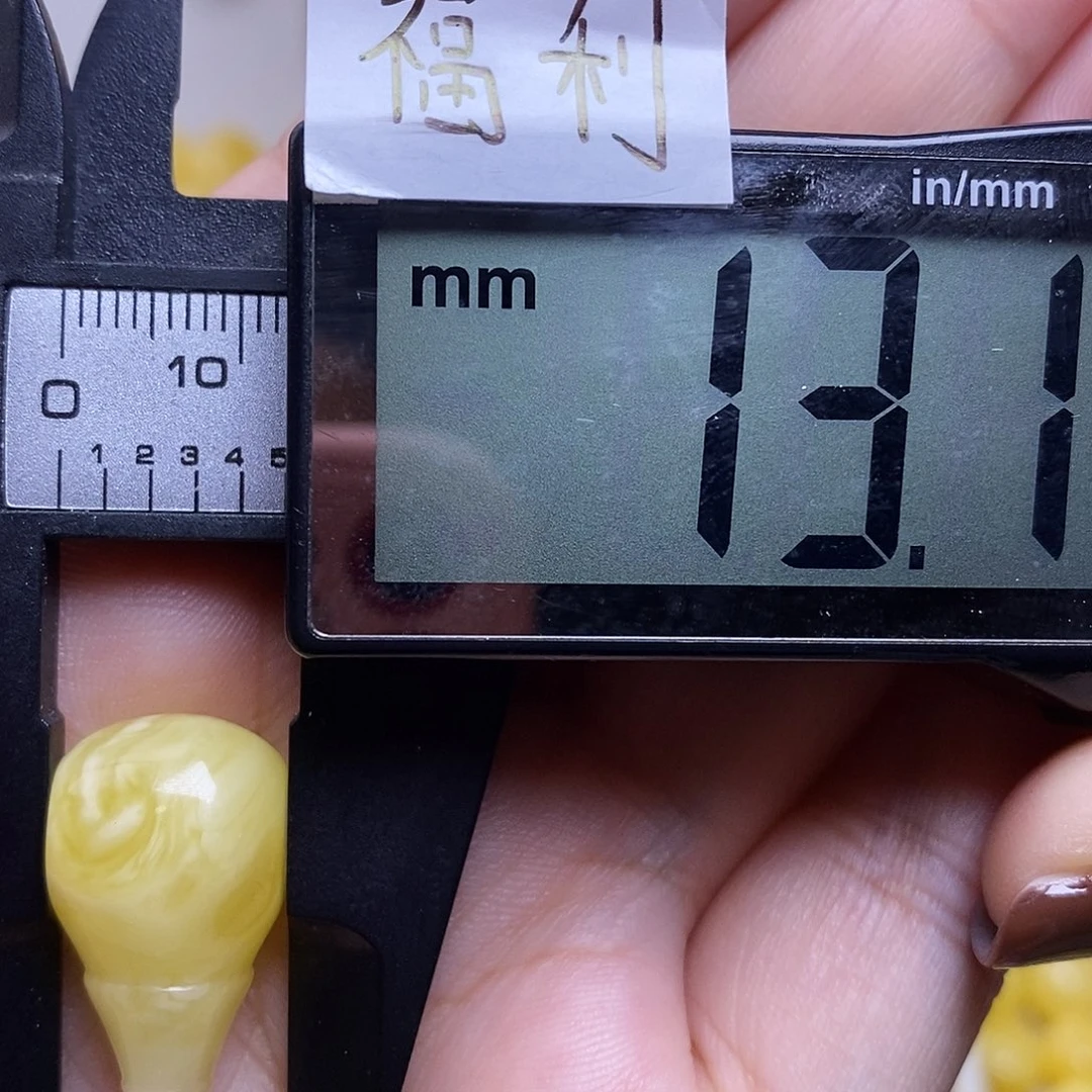 裸石琥珀未镶嵌蜜蜡三通