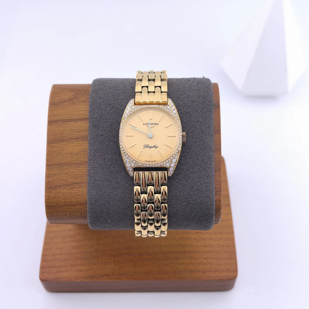 95新 Longines/浪琴 中古浪琴女表/手动机械/23.2mm/02076