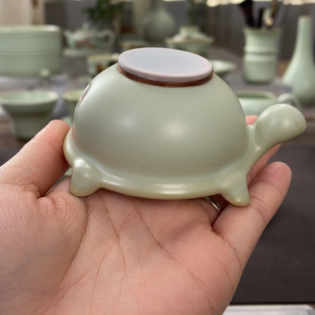 周泽堂粉青先知茶漏顶