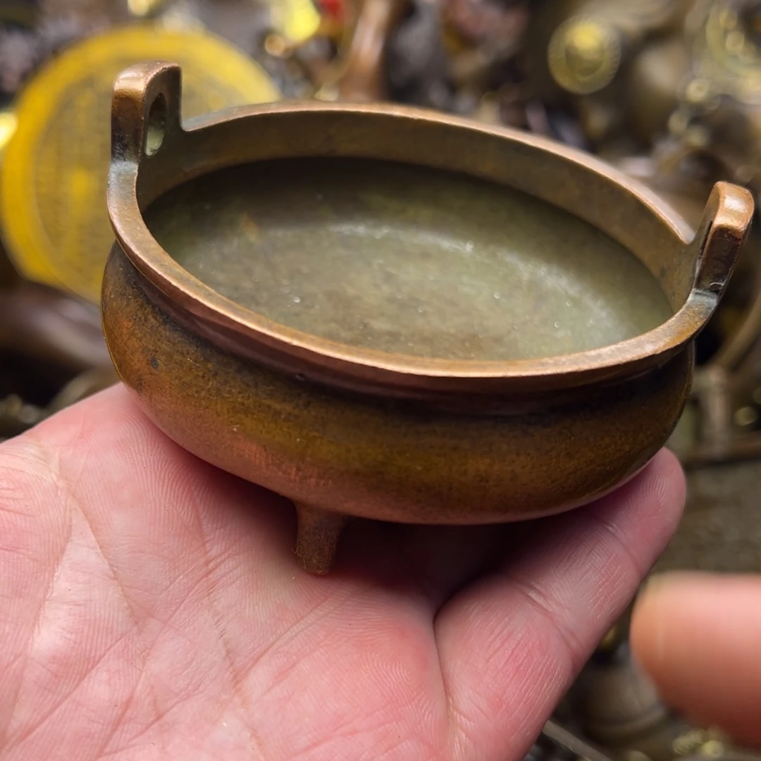 茶壶香炉铜器摆件