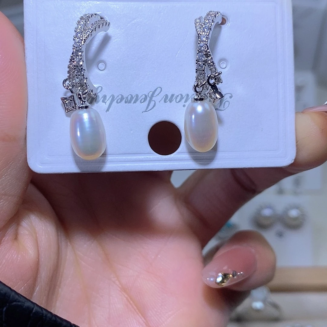 未镶嵌耳饰淡水珍珠