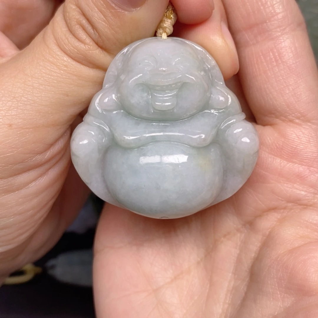 颈饰未镶嵌翡翠佛公