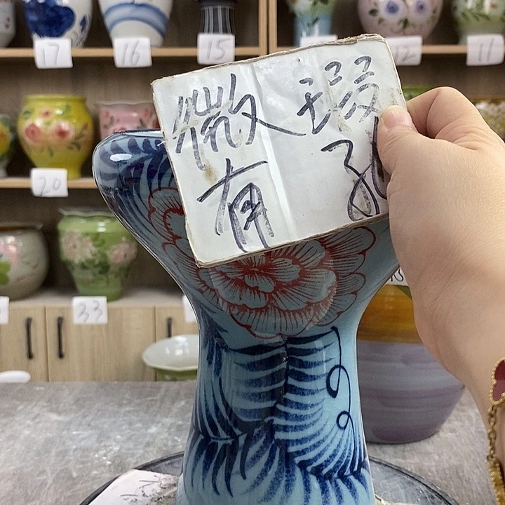 摆件12xc景德镇陶瓷花盆
