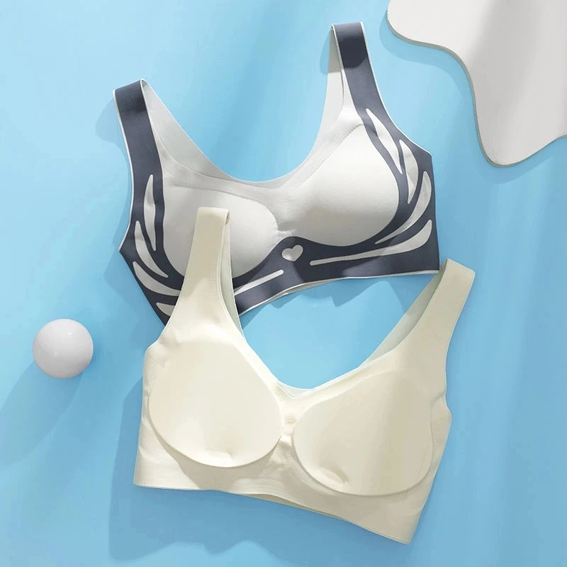 反重力固定杯无痕内衣女美背提拉收副乳透气聚拢无钢圈文胸681