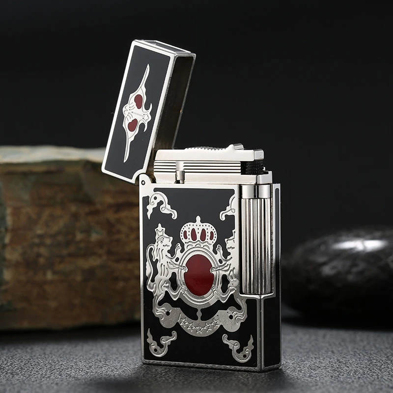 S.dubtnt都柏特打火机法国侧滑轮砂轮高档定制创意打火机铜