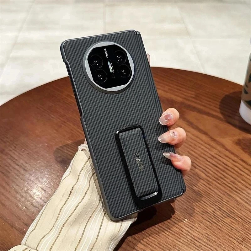 【腕带旋转支架】适用华为matex5中轴手机壳新款matex3素皮碳纤维