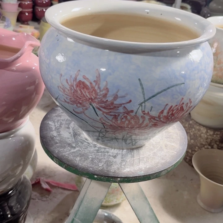 瓷片口20高20瑕景德镇陶瓷