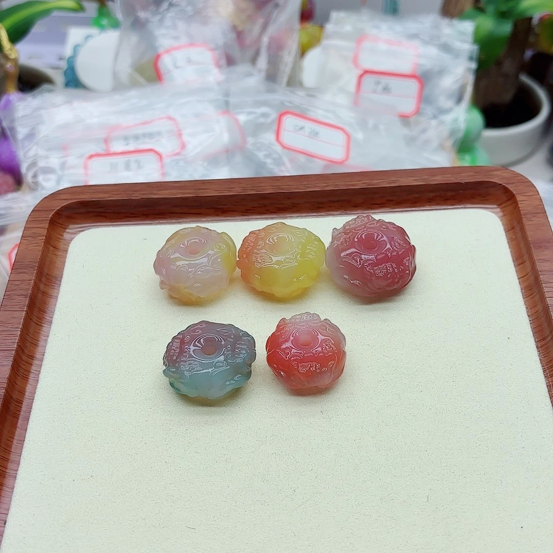 S***~玛瑙/玉髓未镶嵌手链盐源3