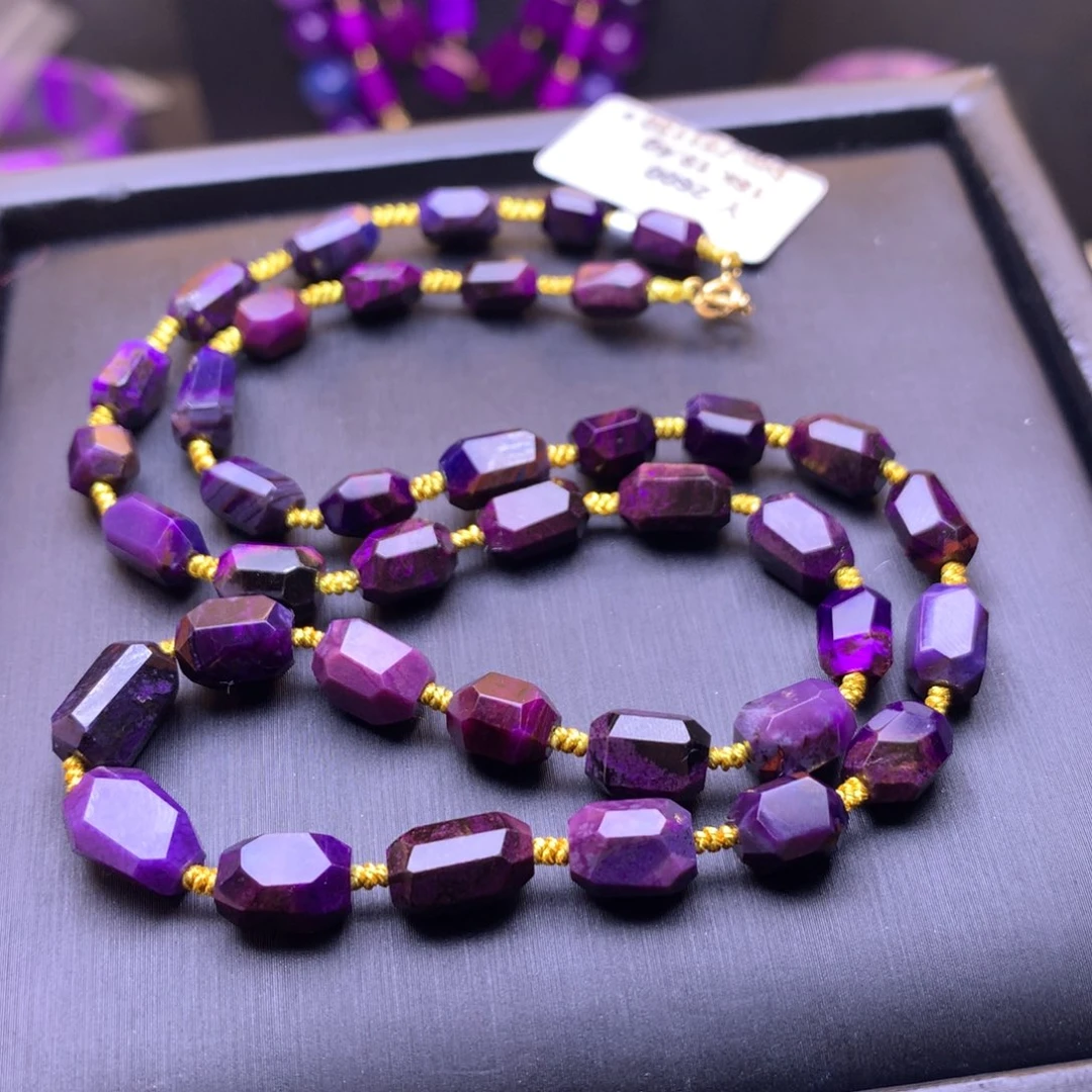 苏纪石（舒俱来）18K金镶嵌项链