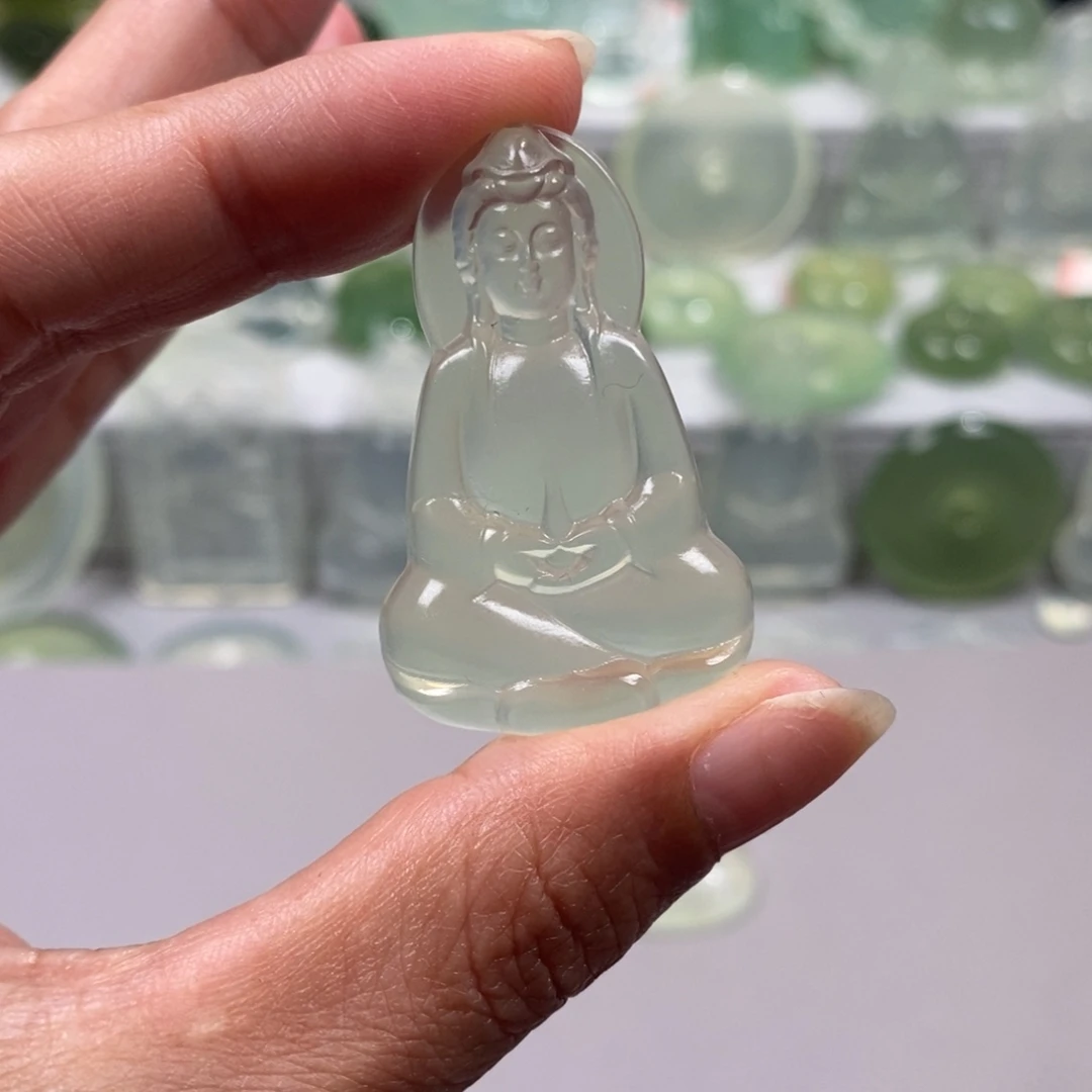 不***义蛇纹石玉未镶嵌颈饰