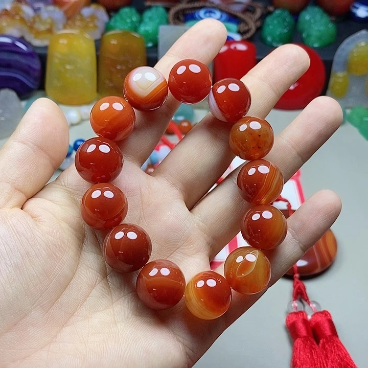 玛瑙/玉髓吊坠(不含链)未镶嵌欢*币