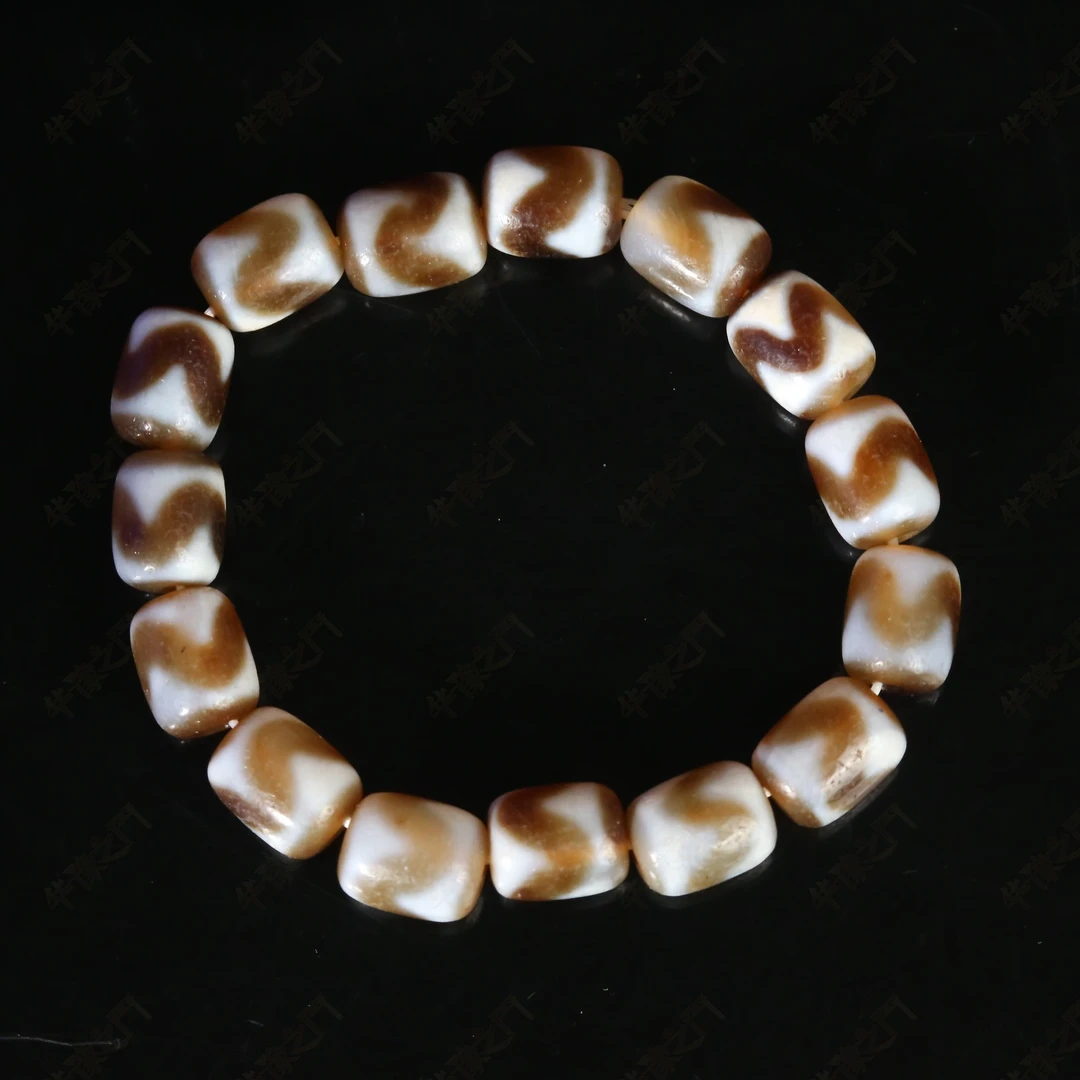 小年份虎牙玛瑙手串【华豫之门】ABS251125017